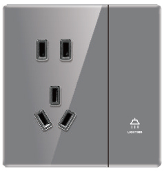 超薄亮面真玻璃 白灰系列